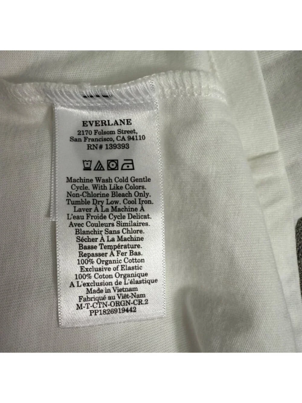 Everlane Mens Organic Cotton T-Shirt White Uniform Collection Crew XXL Neutral - Picture 4 of 12